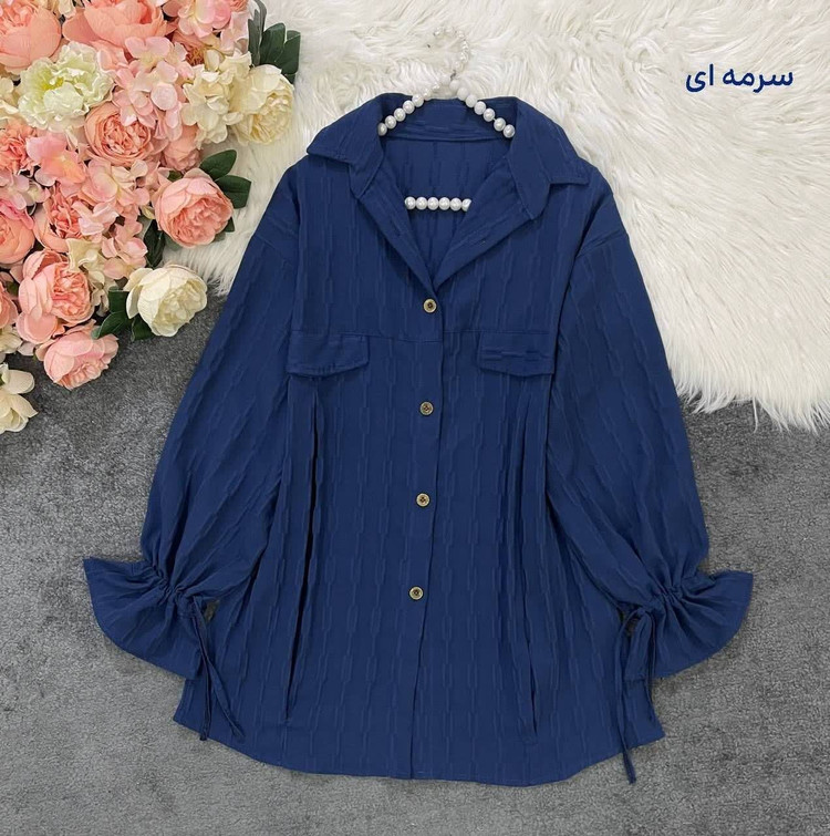 شومیز جلو دکمه آیوا زنجیری