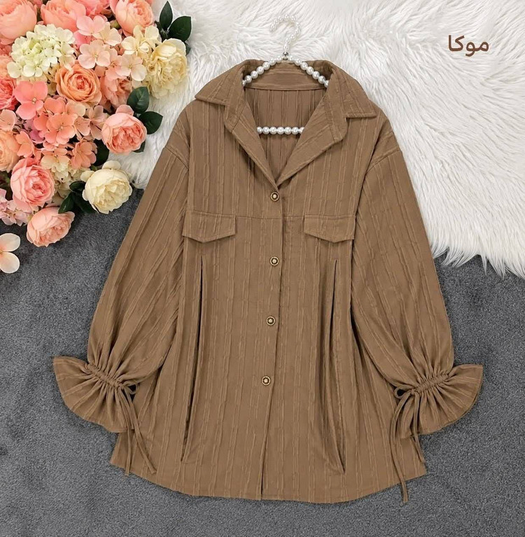 شومیز جلو دکمه آیوا زنجیری